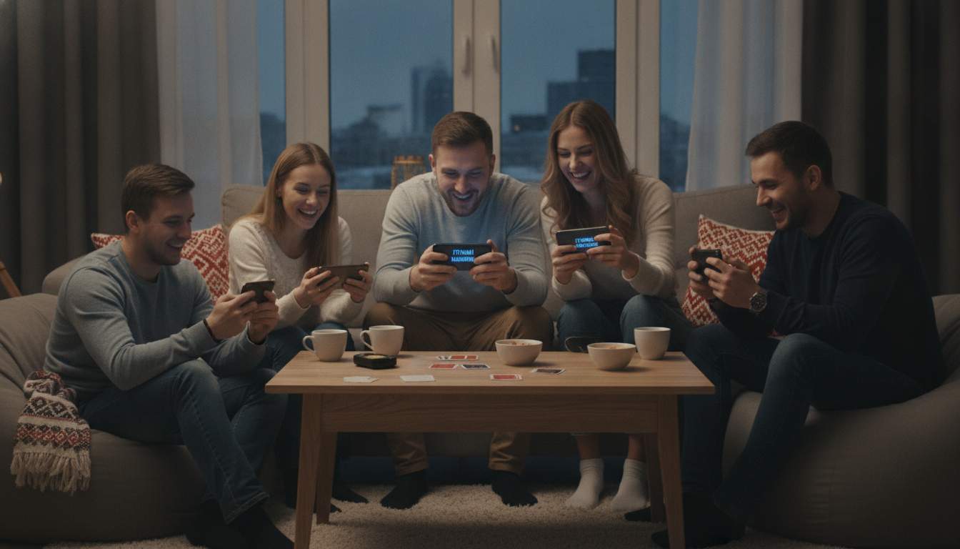 Игроки наслаждаются мобильными играми в казино